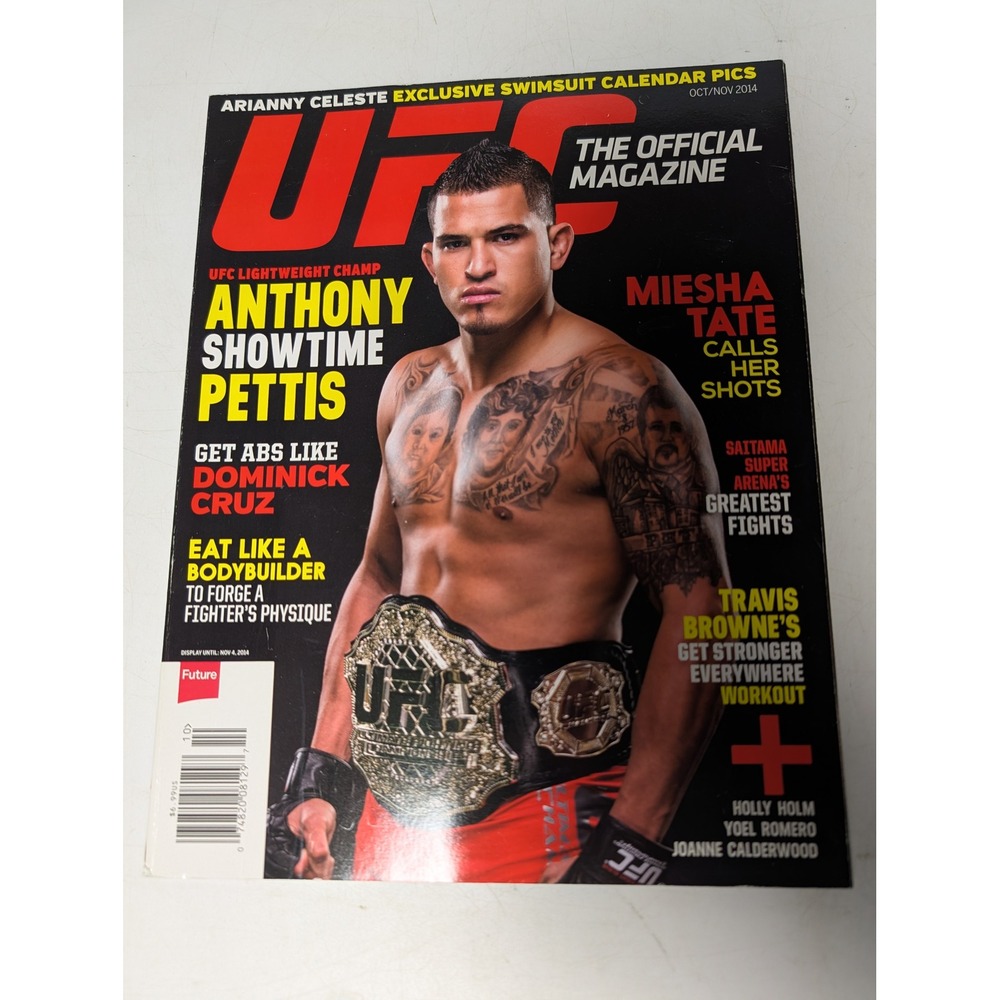 UFC Official Magazine Oct/Nov 2014 Anthony Pettis Arianny Celeste Miesha Tate